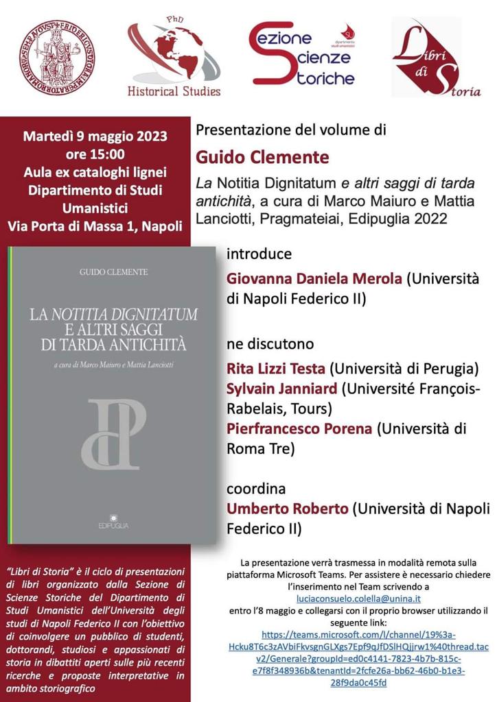 Presentazione del volume di Guido Clemente