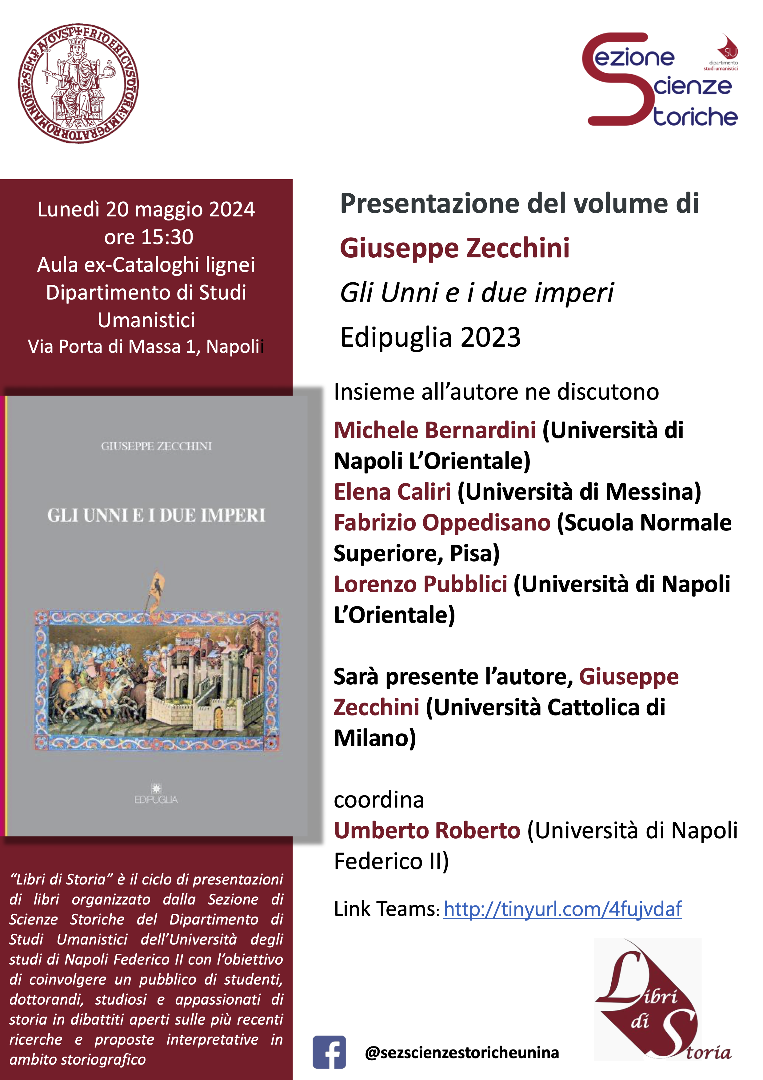 Presentazione del volume di Giuseppe Zecchini, Gli Unni e i due imperi